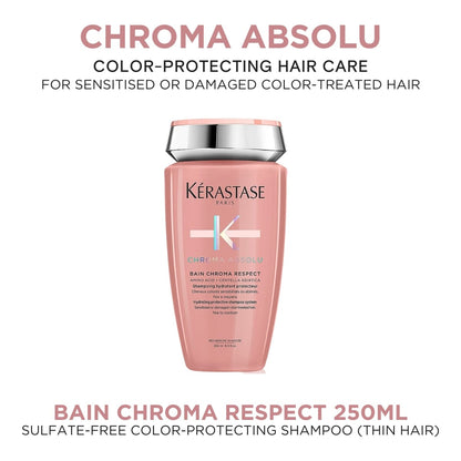Kérastase Chroma Absolu Sulfate-Free Hydrating Protective Shampoo (Thin Hair)
