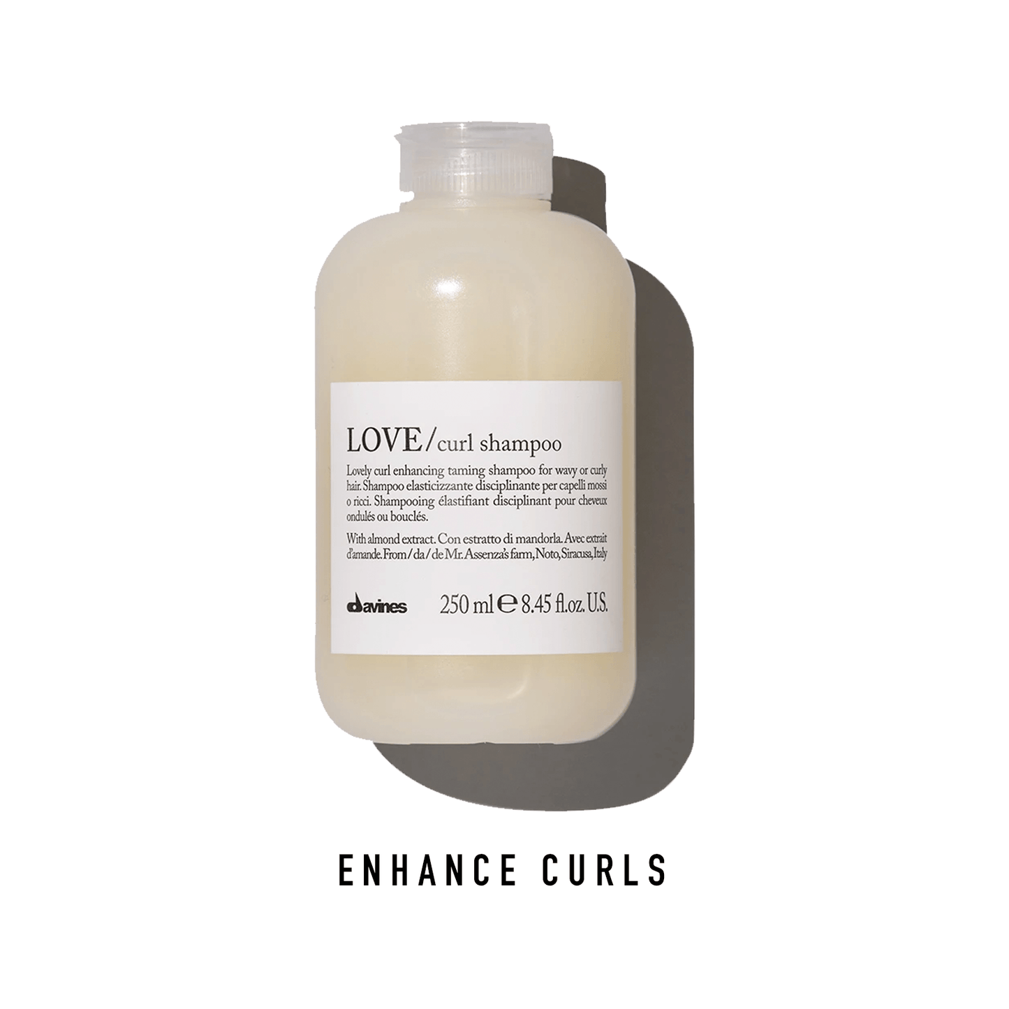 Davines LOVE Curl Shampoo: Curl Enhancing Shampoo for Wavy or Curly Hair 250ml